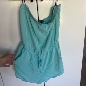 Forever 21 strapless romper